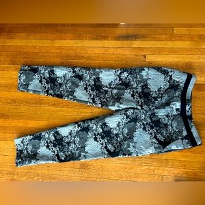 Coast black silver grey floral detailed pants